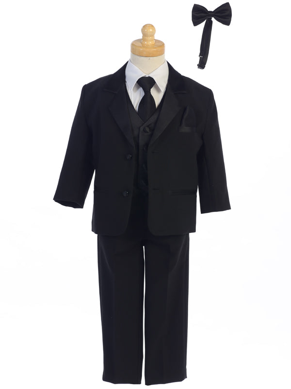 Black Formal Tuxedo Set for Boys - (Sizes: 3 Months to 14 Years)