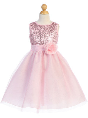 Francesca Girls Dance Dress (Sizes 5 - 12 Years) - Lilac, Pink & Aqua