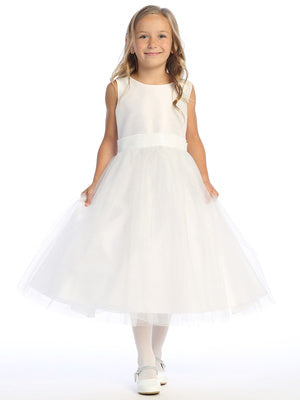 Camilla Girls Dance Dress (Sizes 2 - 10 Years) - Blush, Champagne, Gold, Silver, White