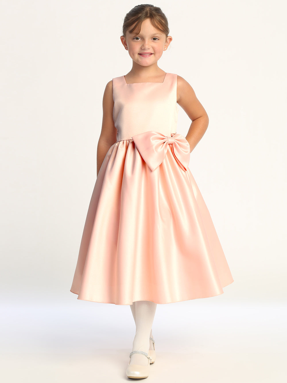 Katherine Girls Dance Dress (Sizes 18 Months - 10 Years) - Blush, Champagne, Lavander, Sage