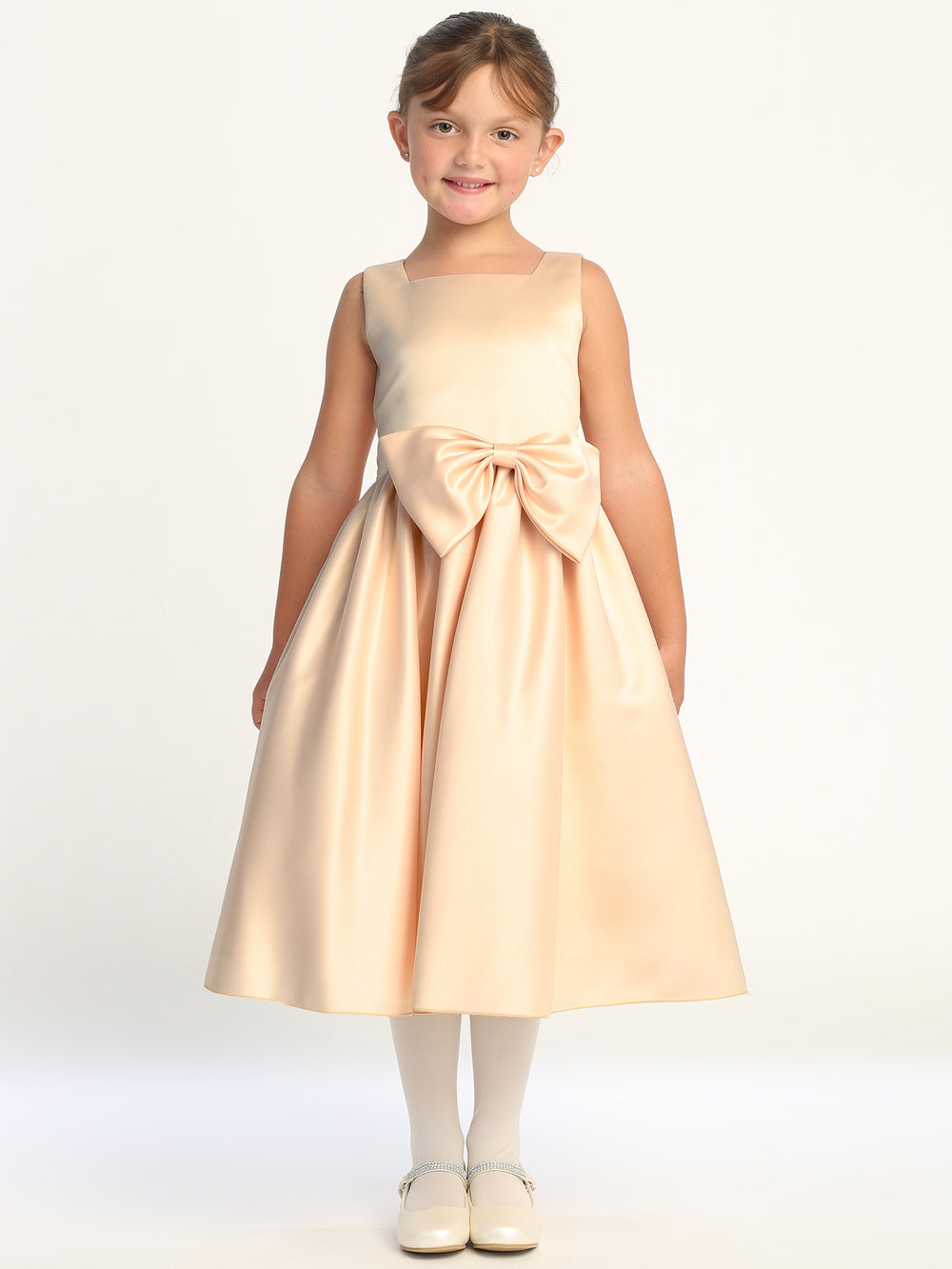 Katherine Girls Dance Dress (Sizes 18 Months - 10 Years) - Blush, Champagne, Lavander, Sage