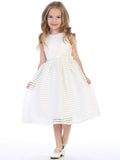 Flower Girl Dress - The Sophia Collection (Sizes 2T-12) - Ivory & Pink
