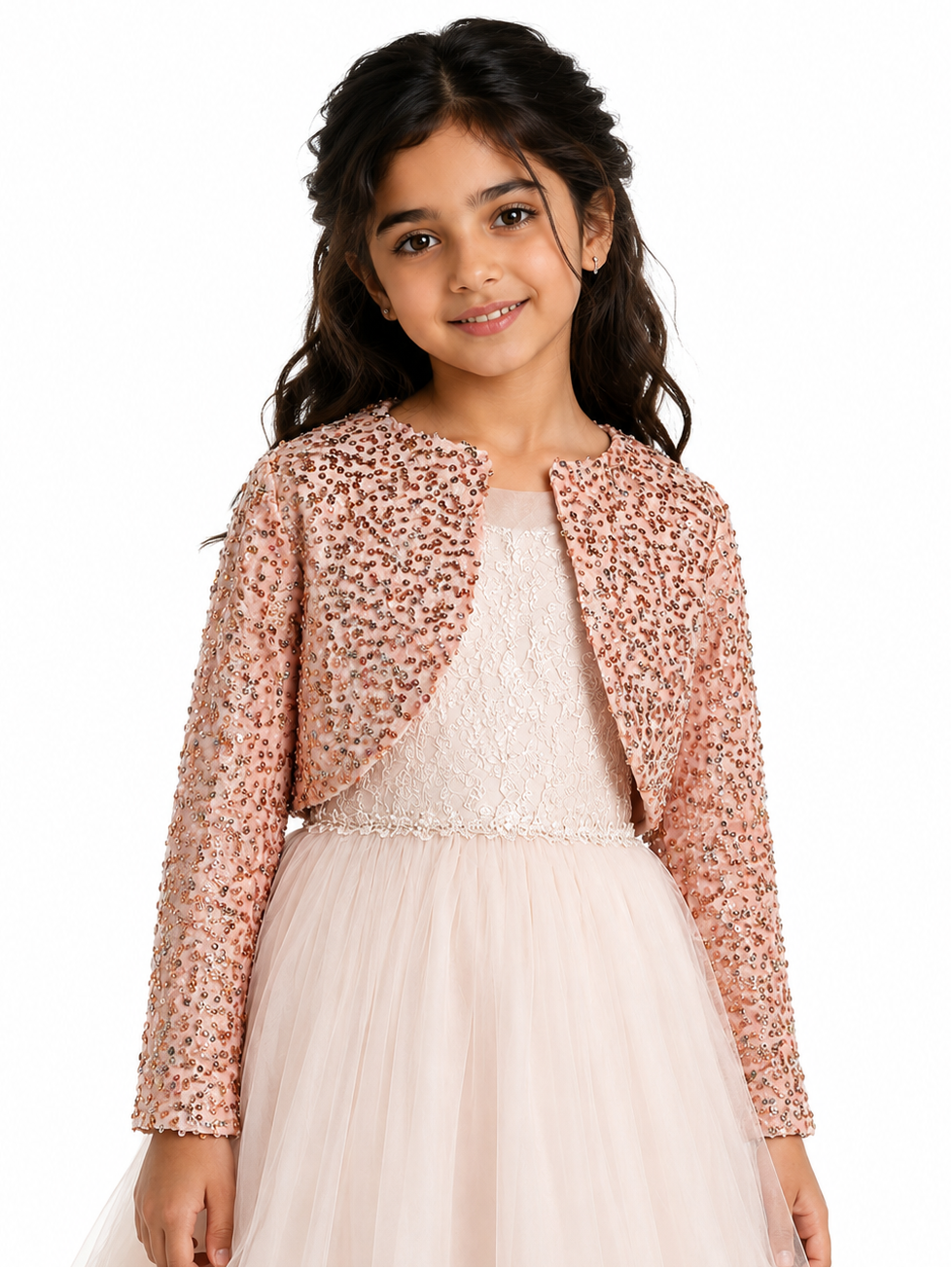 Bolero Jacket - Sequin (Sizes 12M - 10 Years)