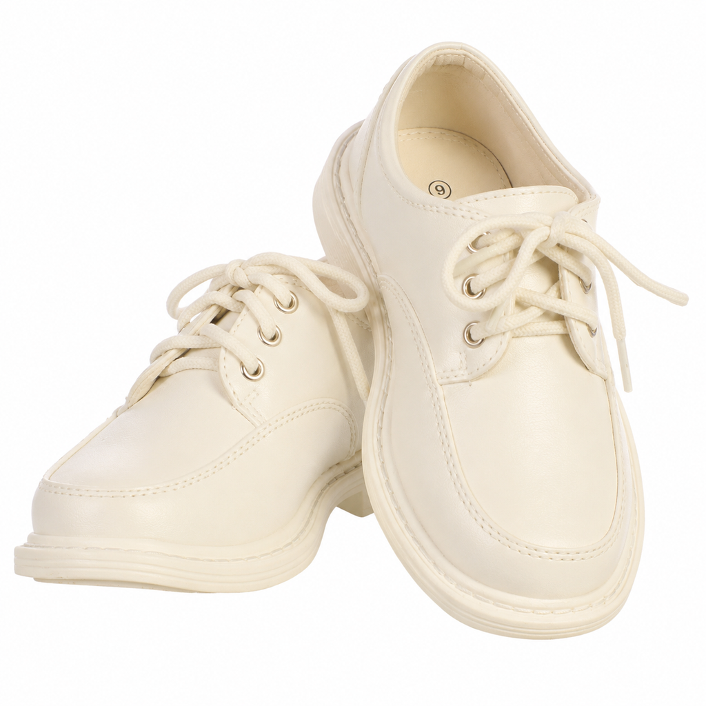David Shoes (Toddler Size 5 to Youth Size 6) - Ivory