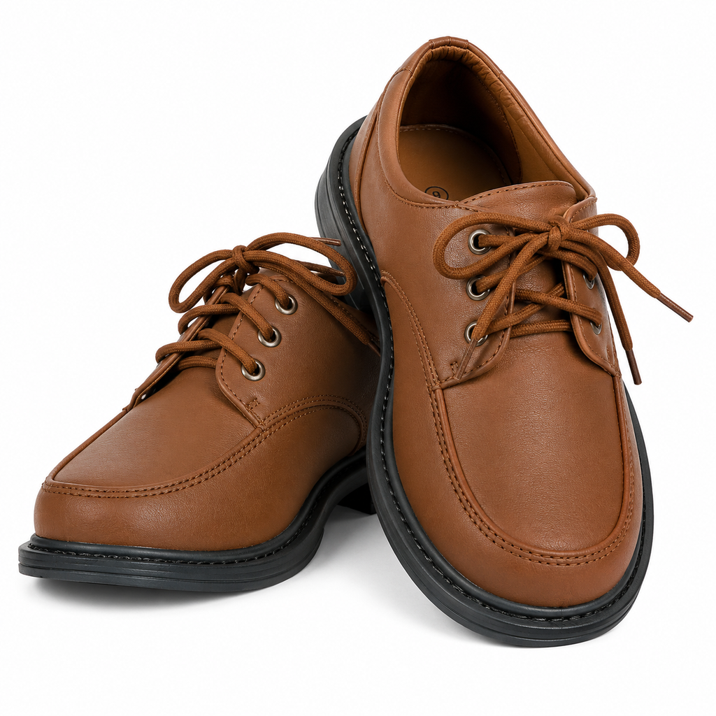 David Shoes (Toddler Size 5 to Youth Size 6) - Brown