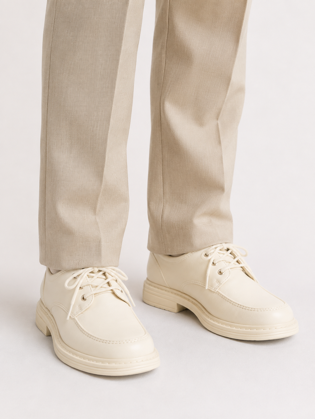 David Shoes (Toddler Size 5 to Youth Size 6) - Ivory