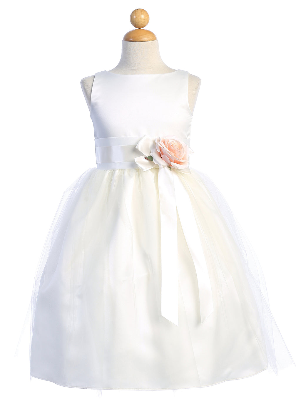 Flower Girl Dress - The Eleanor Collection (Sizes 2-10 Years) - Ivory