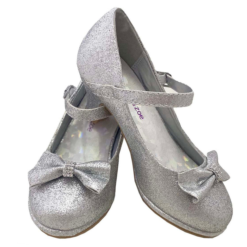 The Olivia Shoe (Toddler Size Sizes 10T - Size 6) - White, Black, Ivory, Gold or Silver