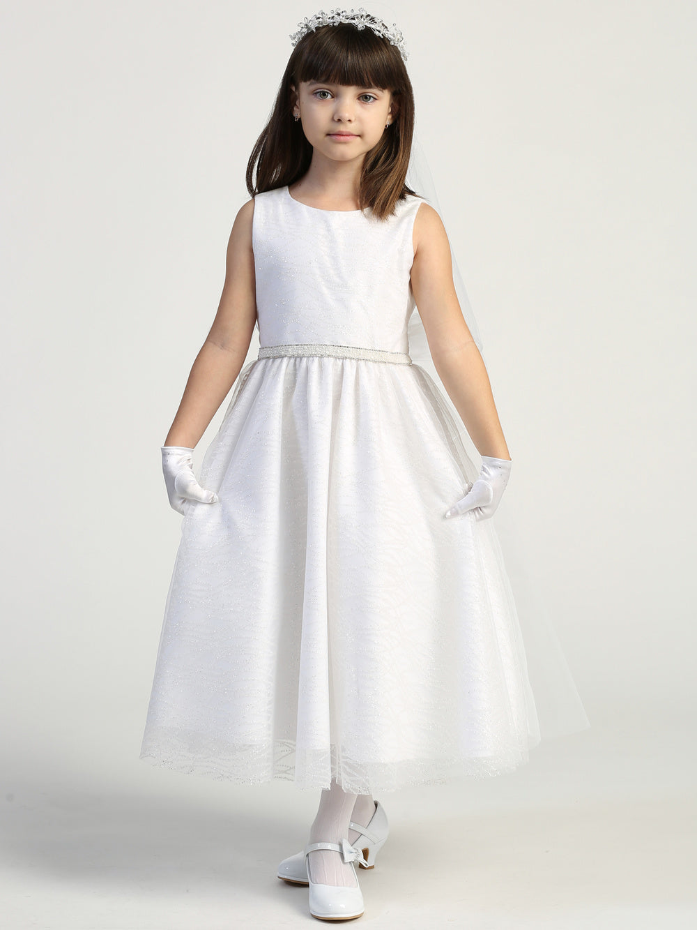 First Communion Dress - The Kelly Collection (Sizes 6, 7, 8, 10, 12) (Plus Sizes 10, 12, 14, 16, 18, 20)