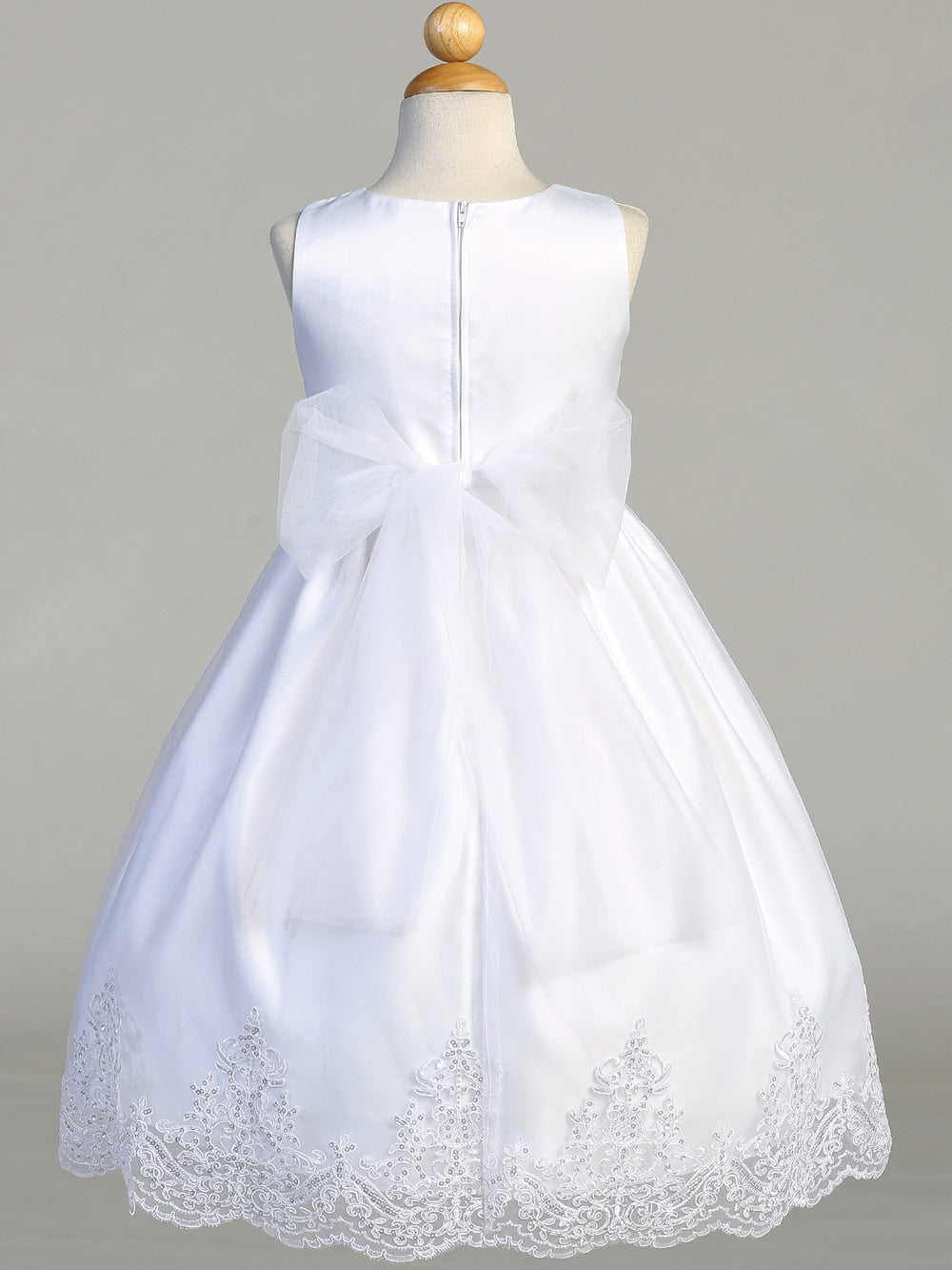 First Communion Dress - The Julia Collection (Sizes 6, 7, 8, 10, 12) (Plus Sizes 10, 12, 14, 16, 18, 20)