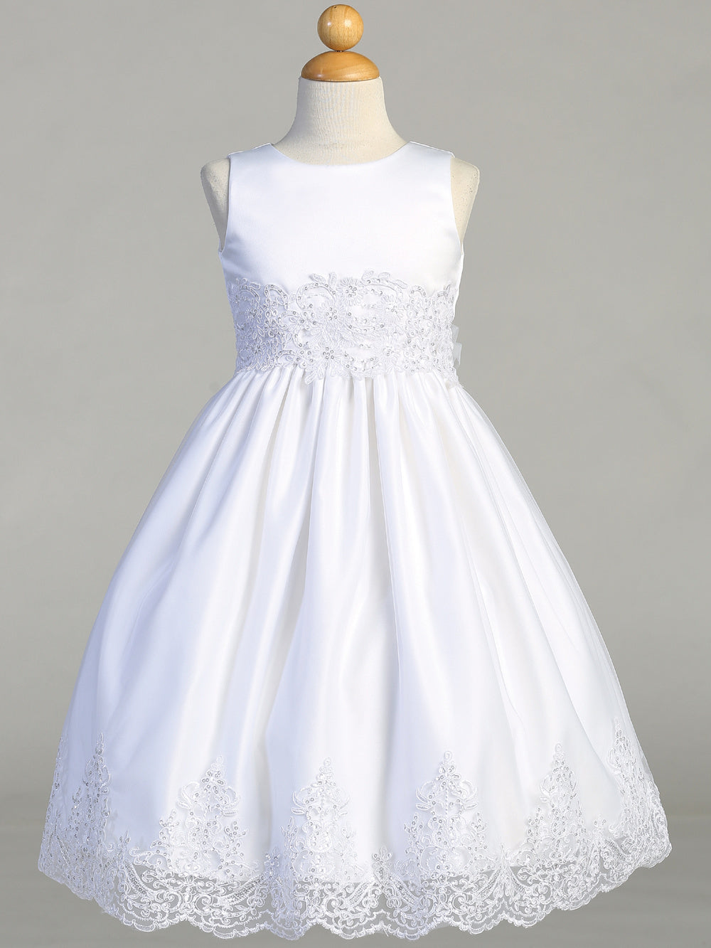 First Communion Dress - The Julia Collection (Sizes 6, 7, 8, 10, 12) (Plus Sizes 10, 12, 14, 16, 18, 20)