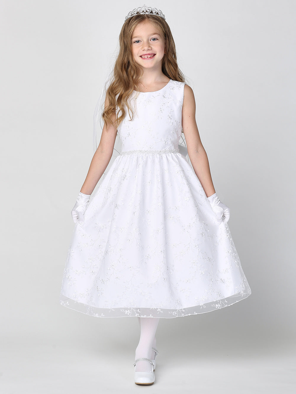 First Communion Dress - The Marguerite Collection (Sizes 6, 7, 8, 10, 12)