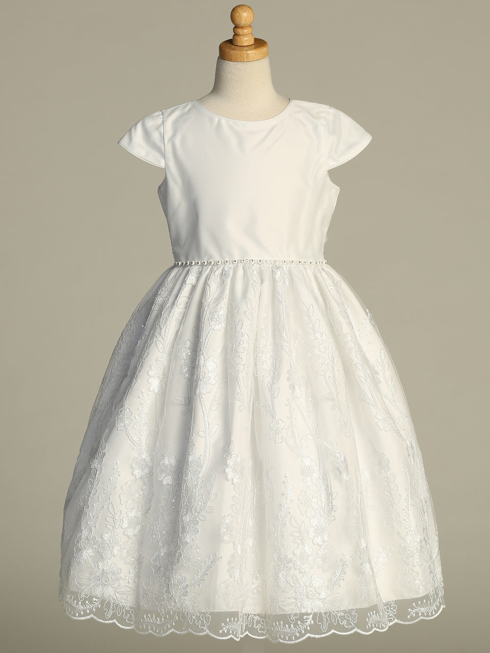 First Communion Dress - The Stella Collection (Sizes 6, 7, 12)