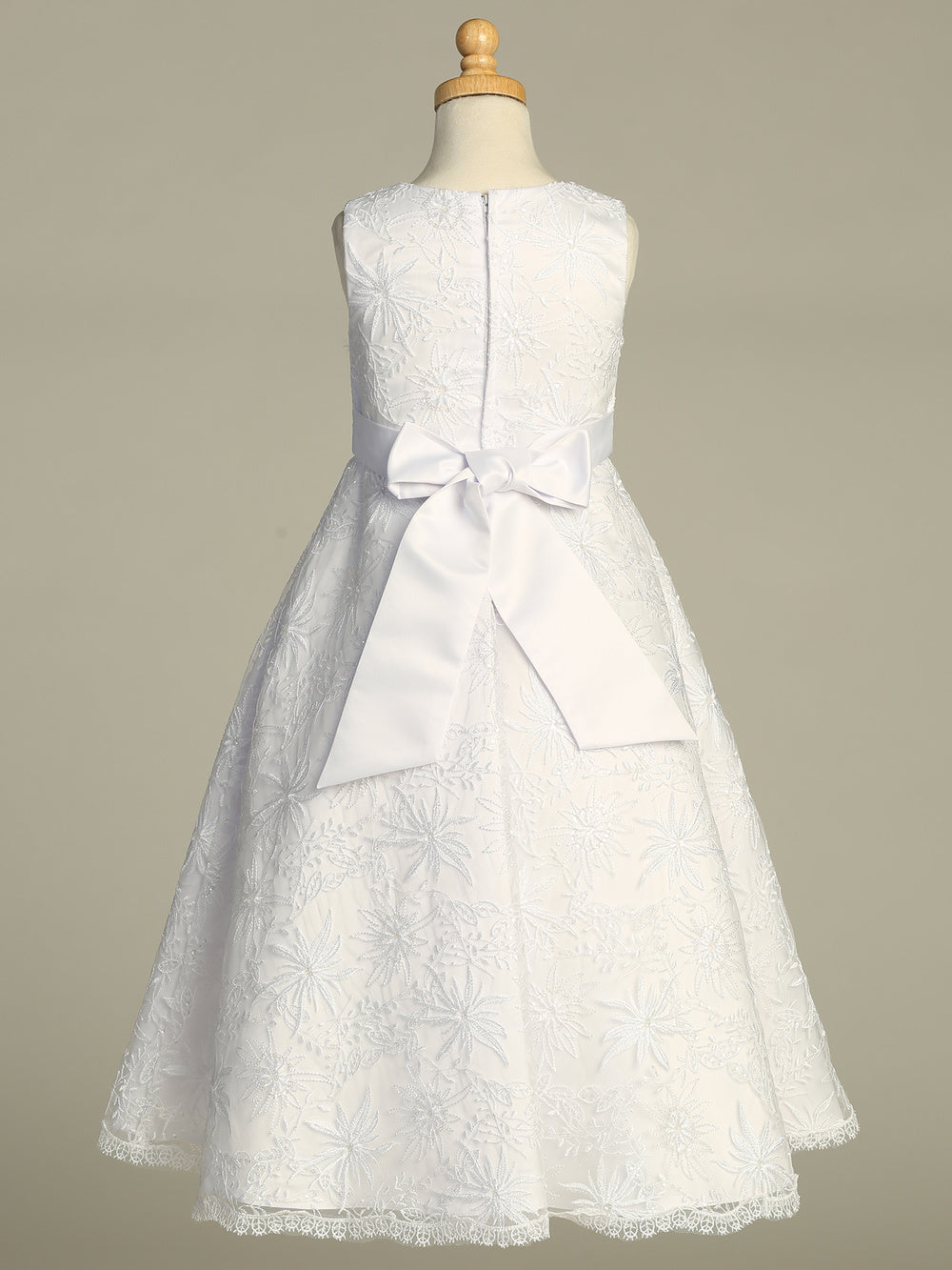 First Communion Dress - The Claire Collection (Sizes 6, 7, 8, 10, 12) (Plus Sizes 8, 10, 12, 14, 16, 18, 20)
