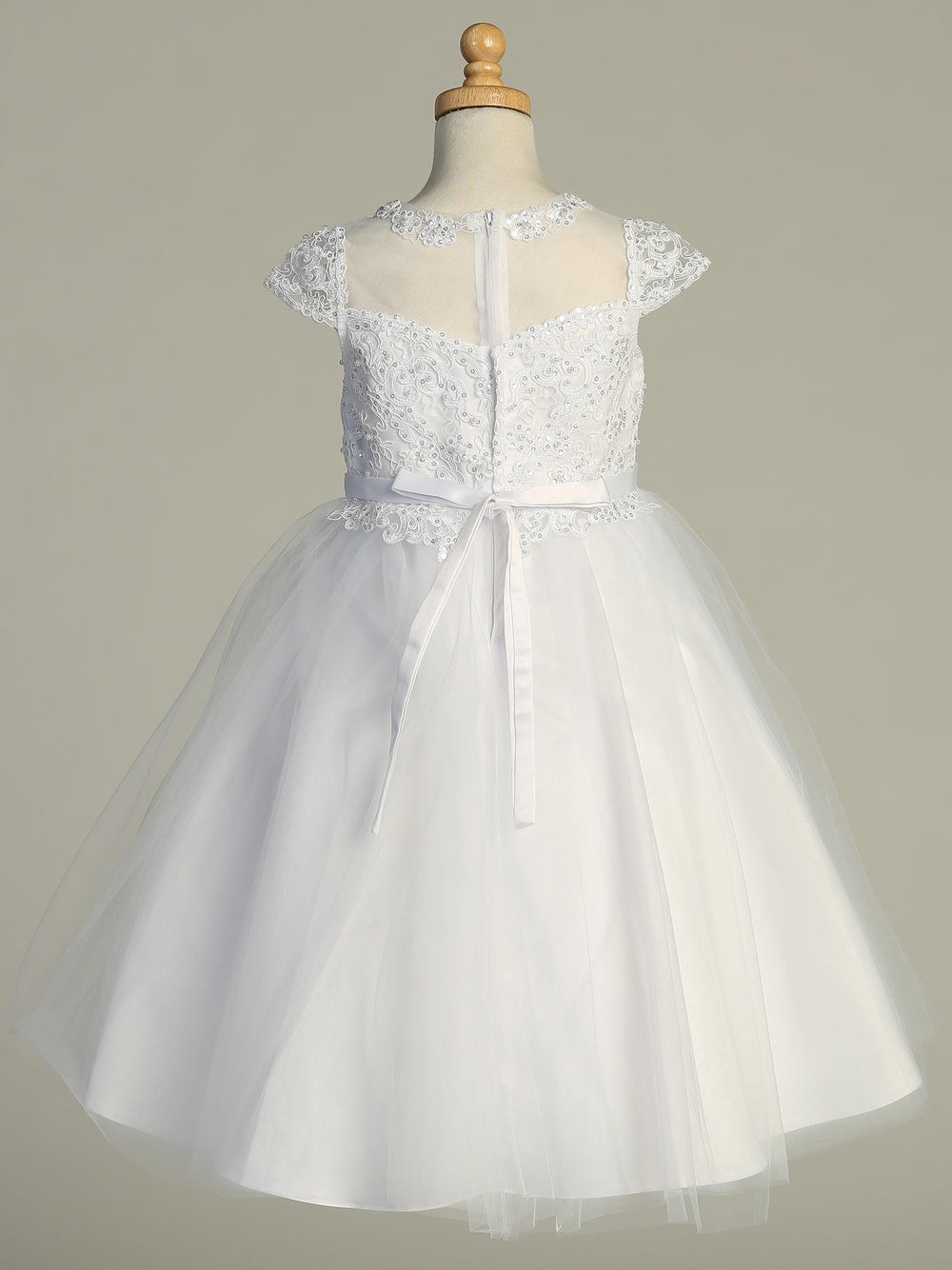 First Communion Dress - The Vivian Collection (Sizes 6, 7, 8, 10) (Plus Sizes 8, 10, 12, 14, 16, 18, 20)