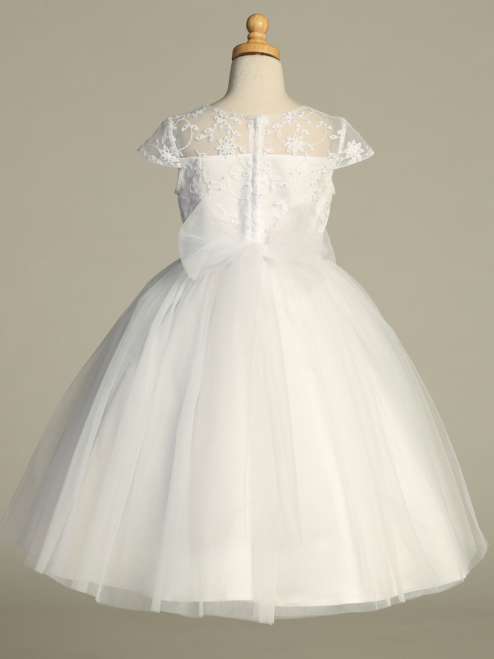 First Communion Dress - The Grace Collection (Sizes 6, 7, 8, 10, 12) (Plus Sizes up to 20X)