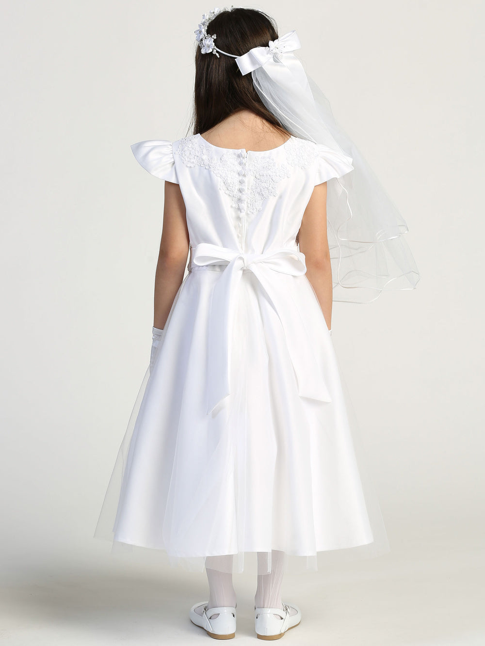 First Communion Dress - The Kalliope Collection (Sizes 5, 6, 7, 8, 10, 12, 14)