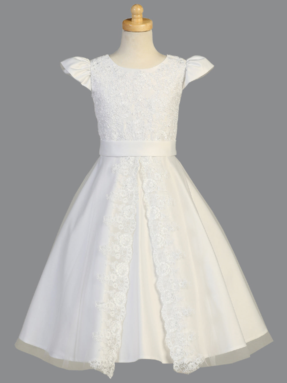 First Communion Dress - The Kalliope Collection (Sizes 5, 6, 7, 8, 10, 12, 14)