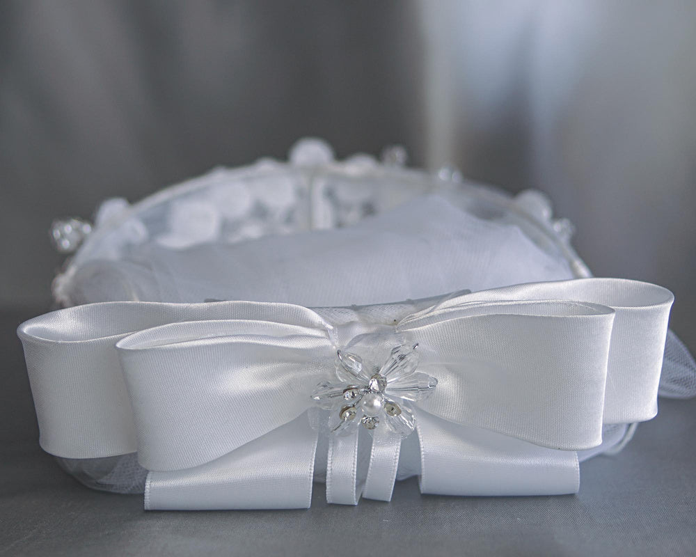 Girls’ 24" Beaded & Rhinestone First Communion Veil