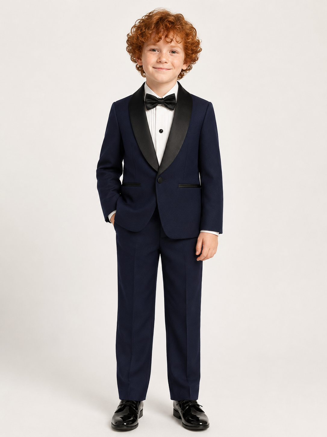 Navy Tail Tuxedo Set for Boys - (Sizes: 3months to 12 Years)