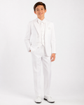 White Formal Tuxedo Set for Boys - (Sizes: 3 Months to 14 Years)