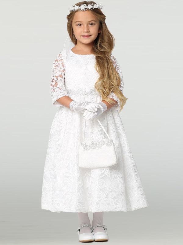 First Communion Dress - The Willa Collection (Sizes 5, 6, 7, 8, 10, 12)